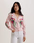 MERALLL-Knitwear-Woven Front Printed Cardigan- Ted Baker Romania